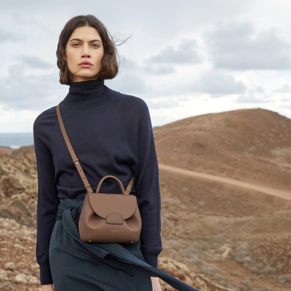 Polene Handbags - Polene Numero Un Nano Moka